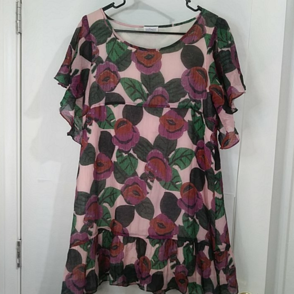 Salinas Bossa Floral Mini Dress